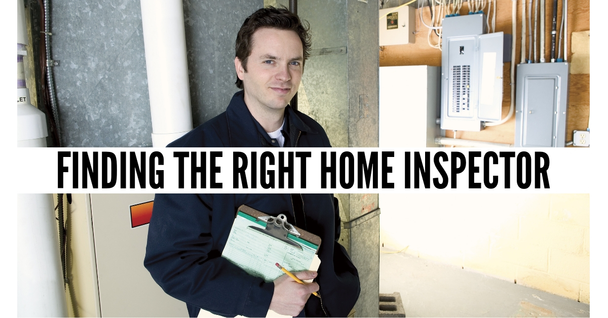Finding The Right Home Inspector